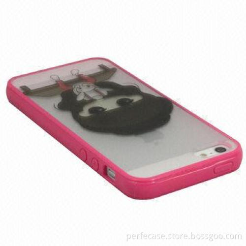 Silicon protector for iPhone 5, low MOQ of 200pcs, each piece with different pattern available